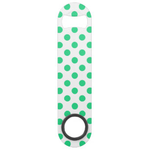 Groene en witte haarpunten speed flessenopener
