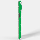 Groene en witte klaver Patroon Case-Mate iPhone Case (Achterkant / Rechts)