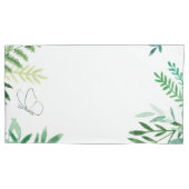 Groene en witte Kussensloop (Voorkant-Links)