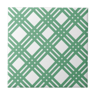 Groene en witte latentie tegeltje