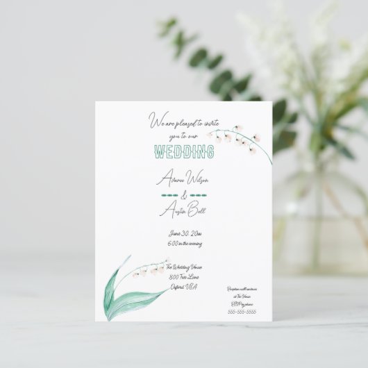 Groene en Witte Lelie van de Vallei