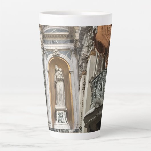 GROENE EN WITTE MARBLE VAN JESUITS CHURCH VENICE, LATTE MOK (Voorkant)