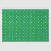Groene en witte pooldots tissuepapier (Voorkant)