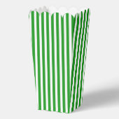 Groene en witte popcorn bedankdoosjes (Achterkant)