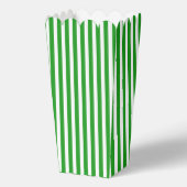 Groene en witte popcorn bedankdoosjes (Voorkant)