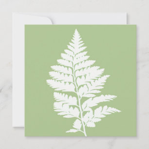 Groene en Witte Varengroetkaart Kaart