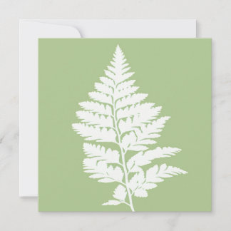 Groene en Witte Varengroetkaart Kaart