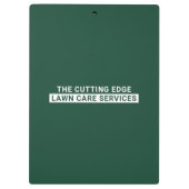 Groene en witte verzorging klembord (Achterkant)