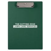 Groene en witte verzorging klembord (Voorkant)