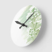 Groene en Witte Wildbloemen Klok (Hoek)