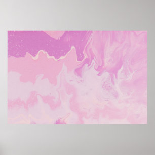 GROENE EN ZWARTE ABSTRACTE SCHIJVEN POSTER