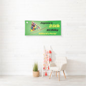 Groene en zwarte Billiardgroep Spandoek (Insitu)