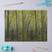 Groene en zwarte bomen tissue papier (Craft)