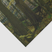 Groene en zwarte bomen tissue papier (Detail)