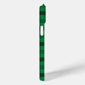 Groene en Zwarte Gezellige Plaids Case-Mate iPhone Case (Achterkant / Rechts)