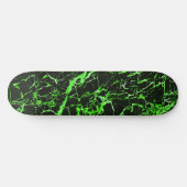 Groene en zwarte marmer, skateboard (Horizontaal)