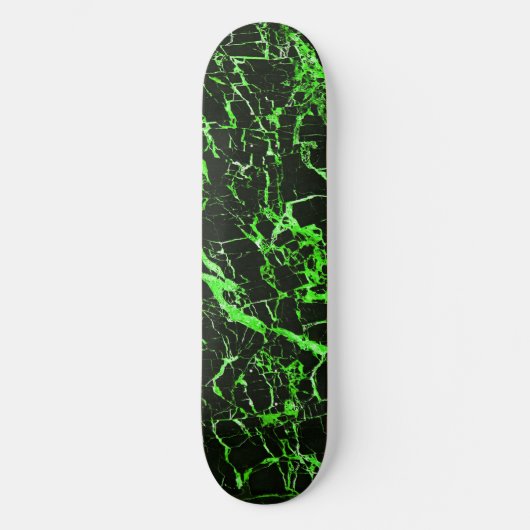 Groene en zwarte marmer, skateboard (Voorkant)