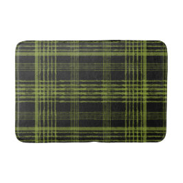 Groene en zwarte Pset Bath Mat