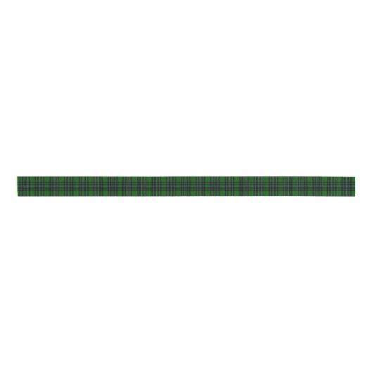 Groene en zwarte spelden grosgrain lint (Voorkant)