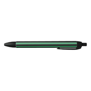 Groene en zwarte strepen van snoep inkt pen