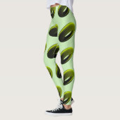 Groene en zwarte verloopringen leggings (Links)