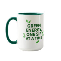 Groene Energie Plant Gebaseerde Mok