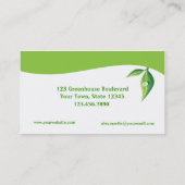 Groene energie visitekaartje (Achterkant)