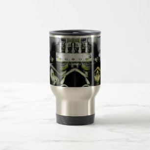 Groene engine reisbeker