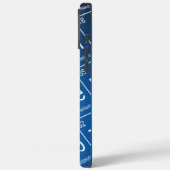 Groene Erlenmeyer (met Initialen) Chemie Case-Mate iPhone Case (Achterkant / Links)