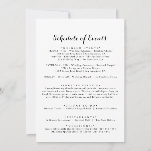 Groene Eucalyptus Botanical Weddenschap Welkomstbr (Achterkant)