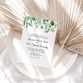 Groene Eucalyptus Botanische olievlek Formele brui Kaart