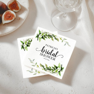 Groene Eucalyptus Bruidsdouche Servet