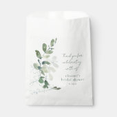 Groene Eucalyptus Custom Vrijgezellenfeest Dank u Bedankzakje (Voorkant)