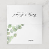 Groene Eucalyptus gebladerte gepersonaliseerd (Buitenkant ongevouwen)