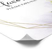 Groene Eucalyptus Geometrische Favorieten Bord Poster (Hoek)