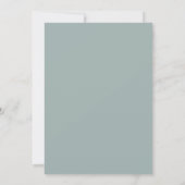 Groene Eucalyptus Goud 25e Huwelijksjubileum Kaart (Achterkant)