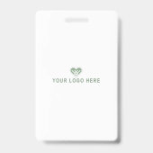 Groene Eucalyptus stijl badge (Achterkant)