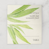 GROENE EUCALYPTUS VERLAAGT WATERVERF FOLIAGE LEAF (Buitenkant ongevouwen)