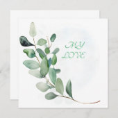 Groene eucalyptusbladeren (Voorkant / Achterkant)