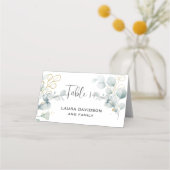 Groene eucalyptusgroene bloemtuin (Voorkant)