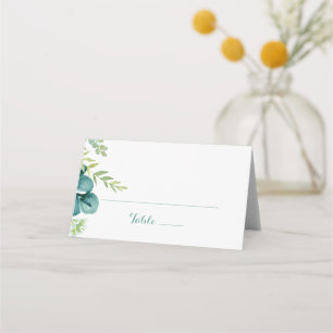 groene eucalyptuskalligrafie