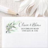 Groene eucalyptusolie etiket (Insitu)