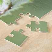 Groene Europese boomkikker dicht Legpuzzel (Zijkant)