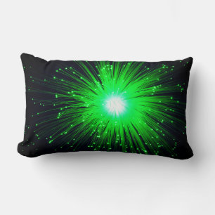 Groene explosie kussen