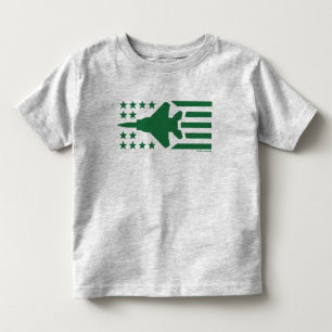 Groene F-15-strips en strips Kinder Shirts