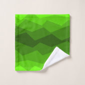 Groene Fade Bad Handdoek (Wasdoekje)