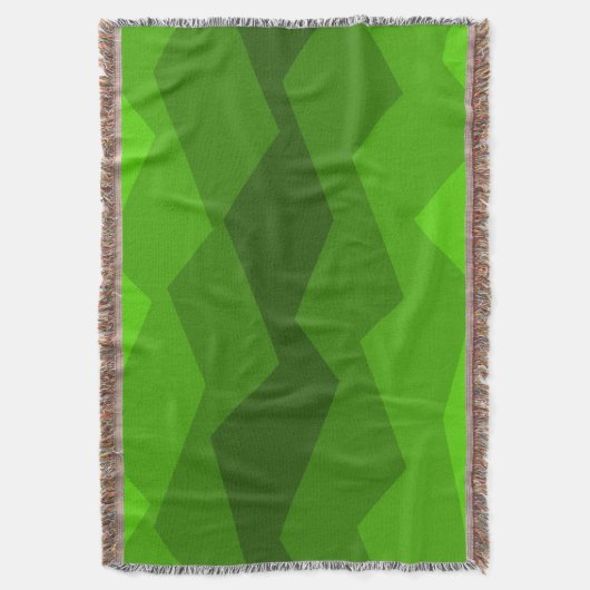 Groene Fade Deken (Voorkant Verticaal)