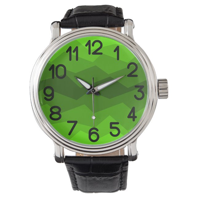 Groene Fade Horloge (Voorkant)