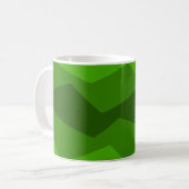 Groene Fade Koffiemok (Voorkant links)