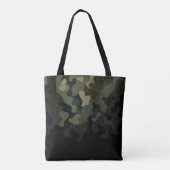 Groene Fading Camo Camouflage Draagtas (Achterkant)